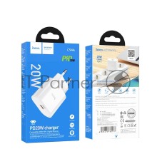 Зарядное устройство Hoco 20Вт, 3А, QC3.0/PD, 1хType-C, C94A, белый, коробка