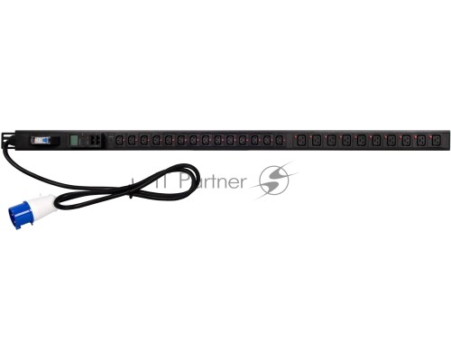 Блок распределения питания Powercom PDU-32AV24-14C3-10C9-1P