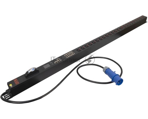 Блок распределения питания Powercom PDU-32AVMS24-14C3-10C9-1P