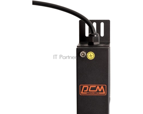 Блок распределения питания Powercom PDU-32AVMS24-14C3-10C9-1P