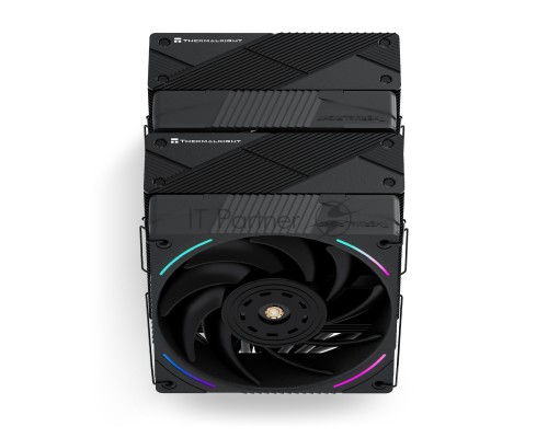 Устройство охлаждения(кулер) Thermalright Phantom Spirit 120 EVO ARGB Soc-AM5/AM4/1151/1200/1700 черный 4-pin 27dB Al+Cu 765gr Ret (PS120-EVO)
