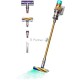 Пылесос вертикальный Dyson SV46 V12 Detect Slim Absolute золотистый/серебристый, питание от аккумулятора, 150 Вт, уборка сухая, пылесборник 0.35 л, работа от АКБ max 60 мин