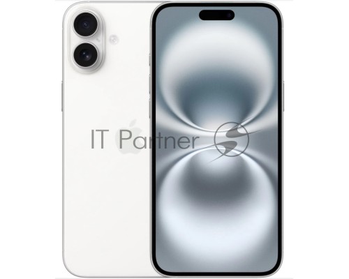 Смартфон Apple iPhone 16, 8/256Gb, белый