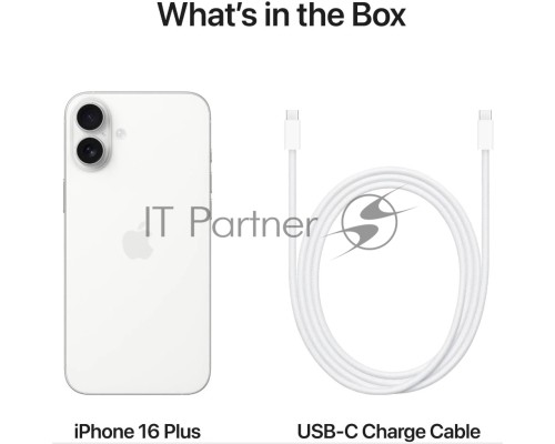 Смартфон Apple iPhone 16, 8/256Gb, белый