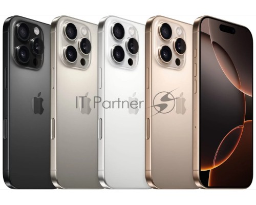 Смартфон Apple iPhone 16 Pro, 8/256Gb, черный