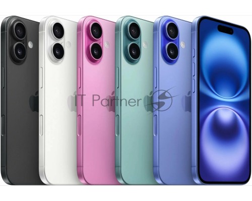 Смартфон Apple iPhone 16, 8/256Gb, ультрамарин