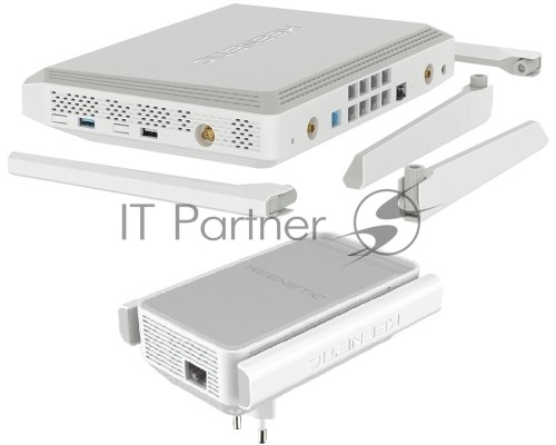 Роутер беспроводной Keenetic Peak (KN-2710 + KN-3311X2) AC2600 10/100/1000BASE-TX/SFP/4g ready серый
