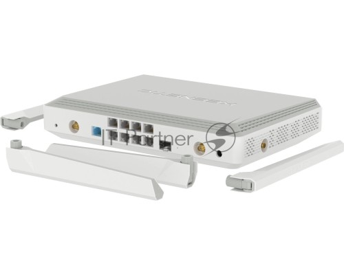 Роутер беспроводной Keenetic Peak (KN-2710 + KN-3311X2) AC2600 10/100/1000BASE-TX/SFP/4g ready серый