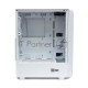 Компьютерный корпус BaseTech eXtreme GFX-03, Без БП, ATX, белый, 4xICE BLUE FAN, 2xUSB2, 1xUSB3, бок: закалённое стекло (BT-GFX-03W-MESH-4F-IB)