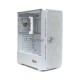 Компьютерный корпус BaseTech eXtreme GFX-03, Без БП, ATX, белый, 4xRGB FAN, 2xUSB2, 1xUSB3, бок: закалённое стекло