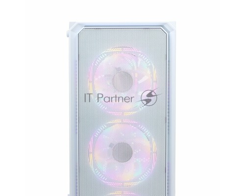 Компьютерный корпус BaseTech eXtreme GFX-03, Без БП, ATX, белый, 4xRGB FAN, 2xUSB2, 1xUSB3, бок: закалённое стекло