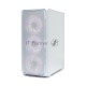 Компьютерный корпус BaseTech eXtreme GFX-03, Без БП, ATX, белый, 4xRGB FAN, 2xUSB2, 1xUSB3, бок: закалённое стекло