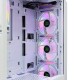 Компьютерный корпус BaseTech eXtreme GFX-03, Без БП, ATX, белый, 4xRGB FAN, 2xUSB2, 1xUSB3, бок: закалённое стекло