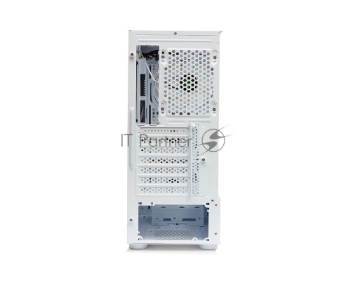 Компьютерный корпус BaseTech eXtreme GFX-03, Без БП, ATX, белый, 4xRGB FAN, 2xUSB2, 1xUSB3, бок: закалённое стекло