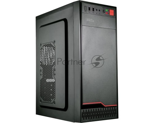 Корпус KingPrice KPCC-MD201 черный без БП ATX 1x80mm 4x120mm 2xUSB2.0 audio