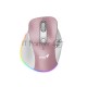 Мышь беспроводная Genius Ergo 9000S Pro розовый, 2400 dpi, радиоканал, Bluetooth, USB, кнопки - 6