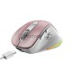 Мышь беспроводная Genius Ergo 9000S Pro розовый, 2400 dpi, радиоканал, Bluetooth, USB, кнопки - 6