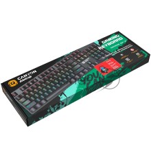Клавиатура CANYON keyboard Deimos GK-4 Rainbow EN/RU Wired Black