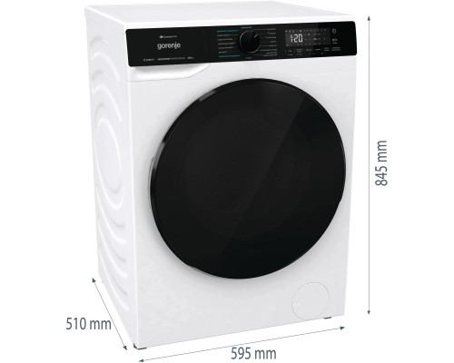Стирально-сушильная машина Gorenje WD2PA854ADW/C белый загр. фронтальная макс.: 8 кг 1400об/мин класс: А++