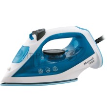 Утюг Maxwell MW-3004, 1800Вт, белый/синий