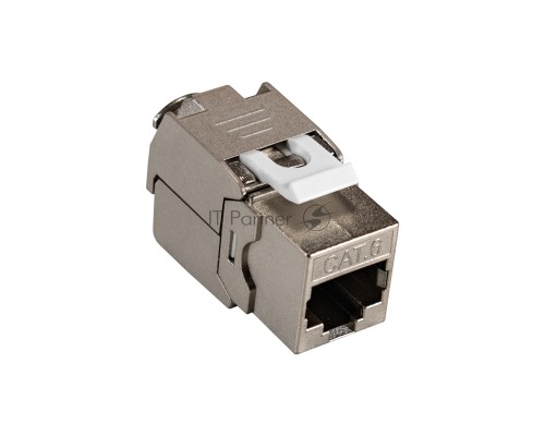 Модуль-вставка Keystone Jack RJ-45 ExeGate KJ-8P8C-SH-C6-180-TL (Кат.6, экранированная, 180 градусов, IDC Toolless (без инструмента))