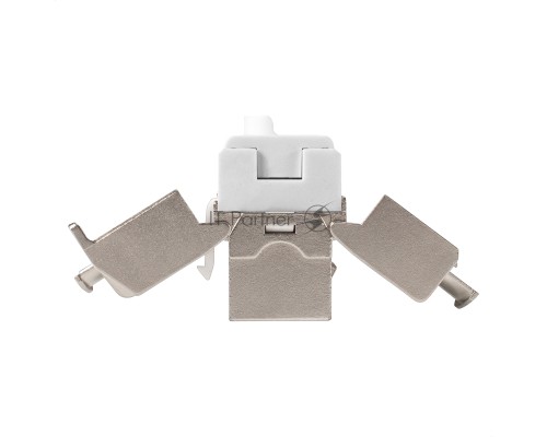 Модуль-вставка Keystone Jack RJ-45 ExeGate KJ-8P8C-SH-C6-180-TL (Кат.6, экранированная, 180 градусов, IDC Toolless (без инструмента))