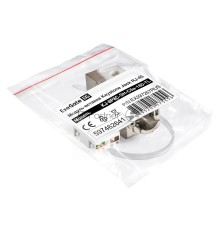 Модуль-вставка Keystone Jack RJ-45 ExeGate KJ-8P8C-SH-C6A-180-TL (Кат.6A, экранированная, 180 градусов, IDC Toolless (без инструмента))