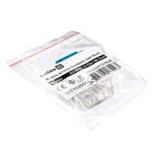 Модуль-вставка Keystone Jack RJ-45 ExeGate KJ-8P8C-U-C5e-180-Dual (Кат.5e, неэкранированная, 180 градусов, IDC Krone/110)