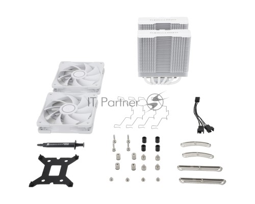 Кулер для процессора/ Thermalright Peerless Assassin 120 White (4-pin PWM, 157mm, Ni/CU, 6x6mm, 2x120mm, 66.17CFM, 25.6dBA, 1550RPM, S: 1700, 1200, 20XX, 115X, AM5, AM4) Кулер для процессора/ Thermalright Peerless Assassin 120 White (4-pin PWM, 157mm, Ni/CU, 6x6mm, 2x120mm, 66.17CFM, 25.6dBA, 1550RPM, S: 1700, 1200, 20XX, 115X, AM5, AM4)