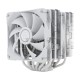Кулер для процессора/ Thermalright Peerless Assassin 120 White (4-pin PWM, 157mm, Ni/CU, 6x6mm, 2x120mm, 66.17CFM, 25.6dBA, 1550RPM, S: 1700, 1200, 20XX, 115X, AM5, AM4)