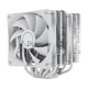 Кулер для процессора/ Thermalright Peerless Assassin 120 White (4-pin PWM, 157mm, Ni/CU, 6x6mm, 2x120mm, 66.17CFM, 25.6dBA, 1550RPM, S: 1700, 1200, 20XX, 115X, AM5, AM4)