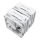 Кулер для процессора/ Thermalright Peerless Assassin 120 White (4-pin PWM, 157mm, Ni/CU, 6x6mm, 2x120mm, 66.17CFM, 25.6dBA, 1550RPM, S: 1700, 1200, 20XX, 115X, AM5, AM4)