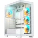 Компьютерный корпус Gigabyte GB-C500PI ST белый без БП ATX 3x120mm 6x140mm 2xUSB3.0 1xUSB3.1 audio bott PSU