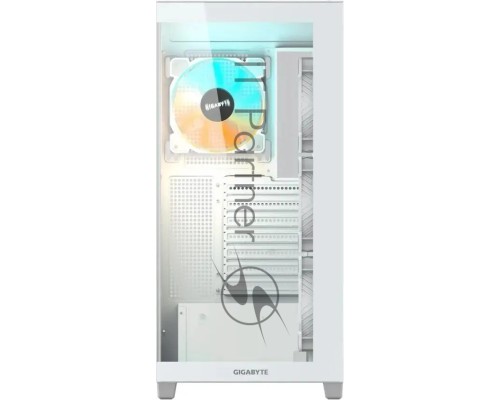 Компьютерный корпус Gigabyte GB-C500PI ST белый без БП ATX 3x120mm 6x140mm 2xUSB3.0 1xUSB3.1 audio bott PSU