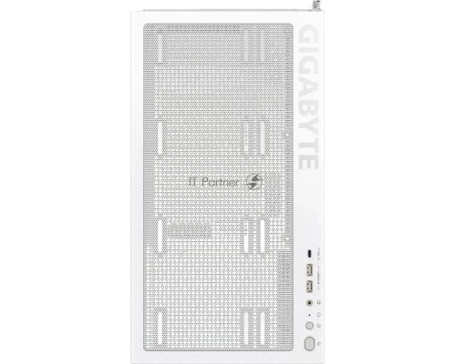 Компьютерный корпус Gigabyte GB-C500PI ST белый без БП ATX 3x120mm 6x140mm 2xUSB3.0 1xUSB3.1 audio bott PSU