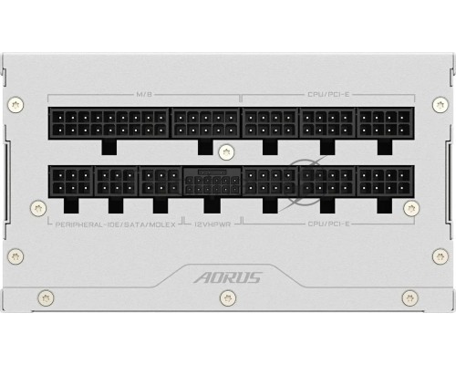 Блок питания Gigabyte ATX 1000W GP-AE1000PM PG5 ICE Gen.5 80+ platinum (20+4pin) APFC 120mm fan 16xSATA Cab Manag RTL