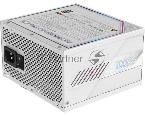Блок питания Gigabyte ATX 1000W GP-AE1000PM PG5 ICE Gen.5 80+ platinum (20+4pin) APFC 120mm fan 16xSATA Cab Manag RTL