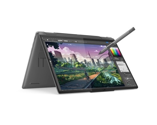 Ноутбук Lenovo Yoga 7 2-in-1 14AHP9 Ryzen 5 8640HS 16Gb SSD 1Tb AMD Radeon 760M Graphics 14 WUXGA OLED TS Cam 71Вт*ч Win11 Темно-серый 83DK006NRK