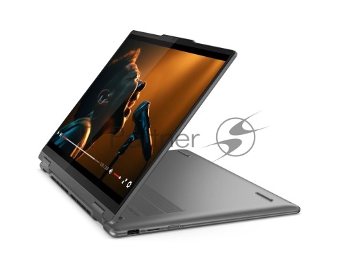 Ноутбук Lenovo Yoga 7 2-in-1 14AHP9 Ryzen 5 8640HS 16Gb SSD 1Tb AMD Radeon 760M Graphics 14 WUXGA OLED TS Cam 71Вт*ч Win11 Темно-серый 83DK006NRK