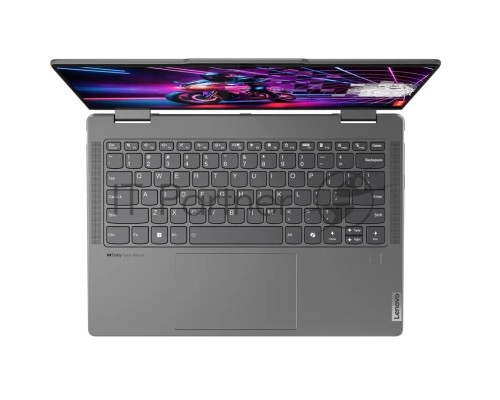 Ноутбук Lenovo Yoga 7 2-in-1 14AHP9 Ryzen 5 8640HS 16Gb SSD 1Tb AMD Radeon 760M Graphics 14 WUXGA OLED TS Cam 71Вт*ч Win11 Темно-серый 83DK006NRK