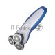 Бритва Centek CT-2152 (сер/бел/син) 5 ВТ, 3 плав. головки, аккумулятор+работа от сети