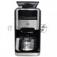 Кофеварка капельная со встроенной кофемолкой BQ CM3002 черный-стальной, исп. кофе - зерновой/молотый, 1.5 л, 1400 Вт