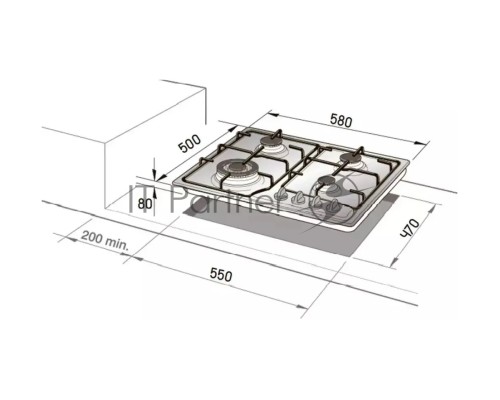 Газовая варочная панель DeLonghi IF 46.1 ASV GUD