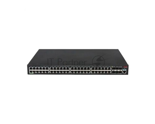 Коммутатор H3C S5170-54S-PWR-EI L2 Switch with 48*10/100/1000BASE-T and 6*SFP Plus Ports(AC) PoE+ 