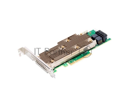 RAID-контроллер Broadcom MegaRAID 9460-8I SGL (05-50011-02 / 03-50011-33011)  PCIe 3.1 x8 LP, SAS/SATA/NVMe, RAID 0,1,5,6,10,50,60, 8port(2 *int SFF8643), 2GB Cache, 3508ROC (003617)