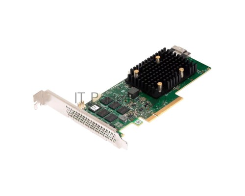 RAID-контроллер Broadcom MegaRAID 9560-8I SGL (05-50077-01 / 05-50077-01005 / 03-50077-01005 / 03-50077-01008 / 03-50077-01004 ) PCIe 4.0 x8 LP, SAS/SATA/NVMe, RAID 0,1,5,6,10,50,60, 8port(1 * int SFF8654), 4GB Cache, 3908ROC, RTL (007479)
