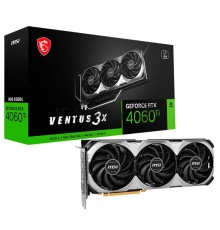 Видеокарта MSI RTX4060Ti VENTUS 3X E 8GB GDDR6 128bit 3xDP HDMI 3FAN RTL