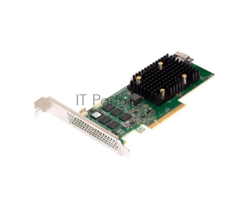 HBA-адаптер Broadcom 9500-8i SGL (05-50077-03 / 05-50134-01001 / 03-50134-01001) PCIe v4 x8 LP, Tri-Mode SAS/SATA/NVMe 12G HBA, 8port(1*int SFF8654), 3808 IOC, RTL {5} (007509)