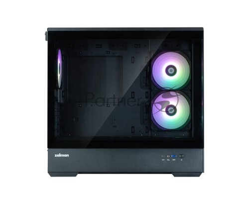 Компьютерный корпус ZALMAN P30 V2, MATX, BLACK, WINDOW, 2x3.5