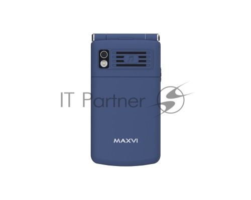 Мобильный телефон Maxvi E11 blue-silver